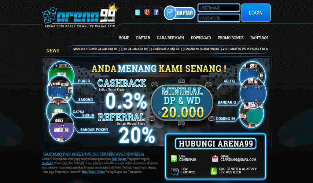 situs game dominoqq capsa sakong online uang asli Indonesia