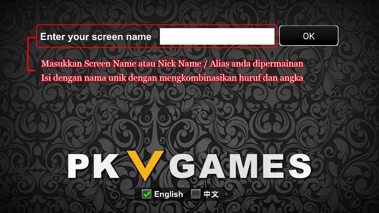 screen name nick name nama samaran pkv games