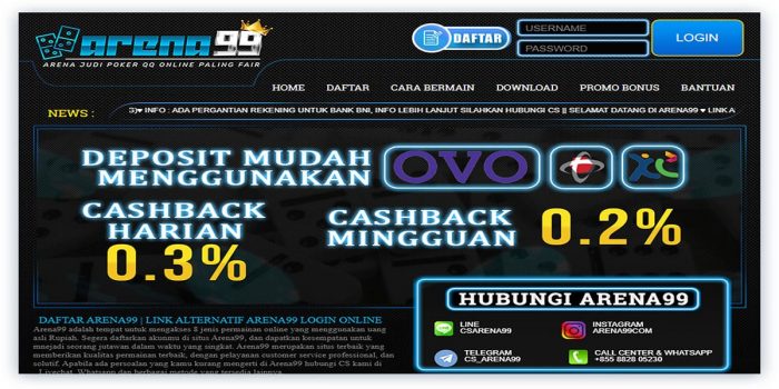 Arena99 – Arena Judi Poker qq Online Terbaik