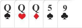 Urutan Poker Three of a Kind