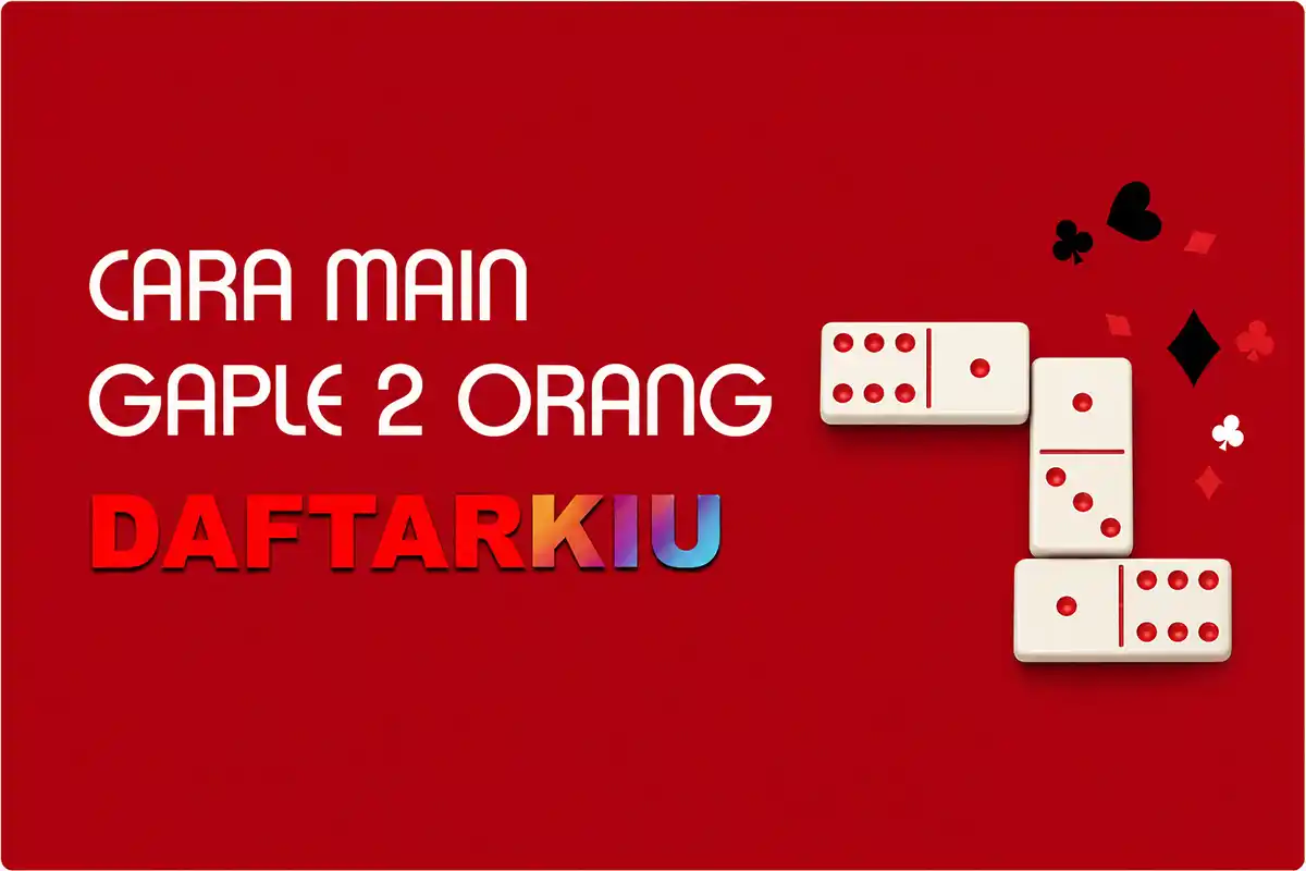 cara main gaple 2 orang