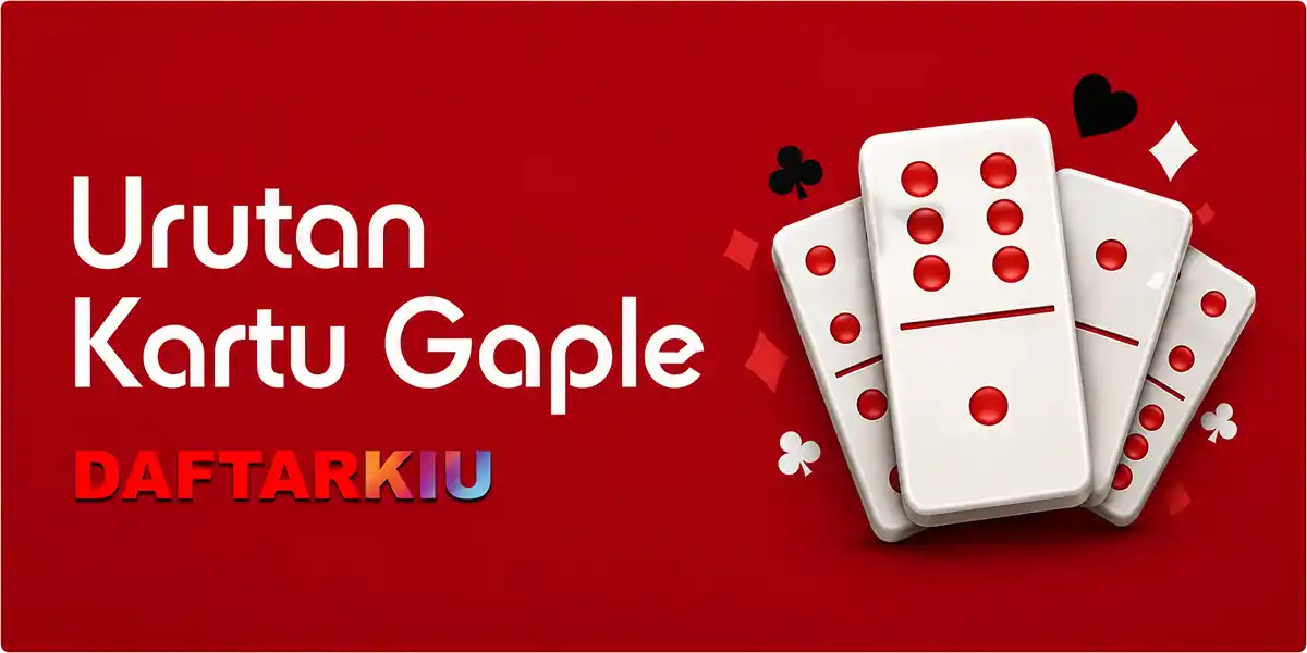 urutan kartu gaple